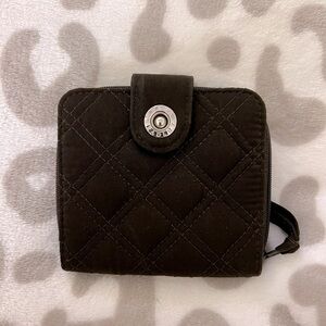Like New! Vera Bradley bifold women’s wallet - chocolate brown